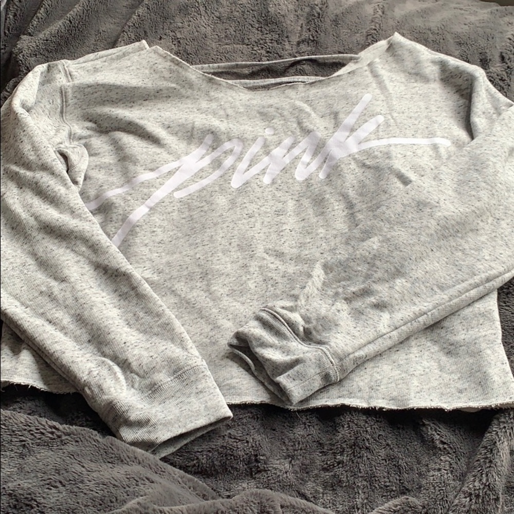 Pink Cropped sweater